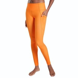 Athleta Stash Pocket Salutation Tight Leggings SZ ST VGUC